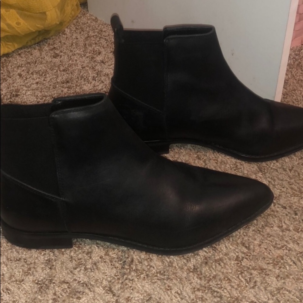 Black ASOS ankle boots